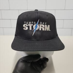 Vintage Tampa Bay Storm AFL KC Snapback Hat Black Arena Football 90s